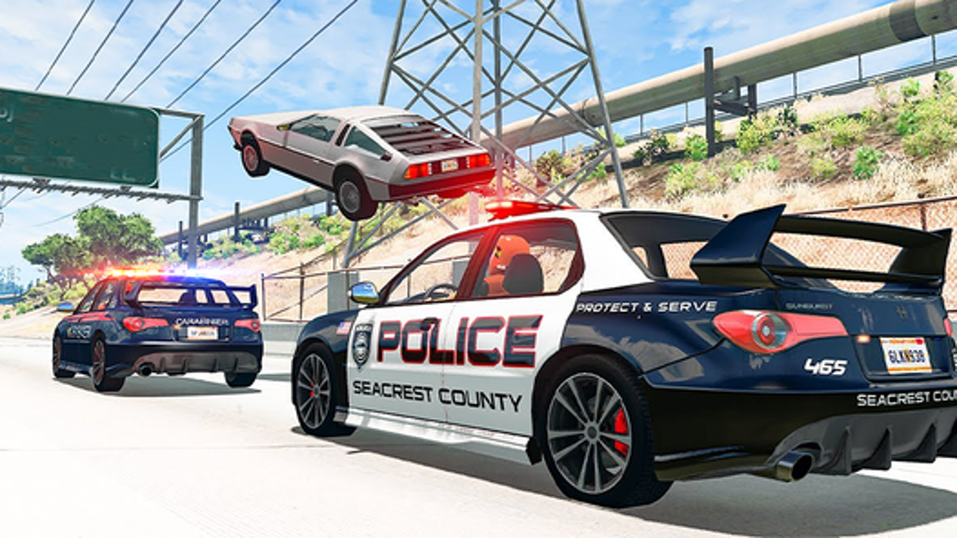 Police Chase Car Destructions 遊戲截圖