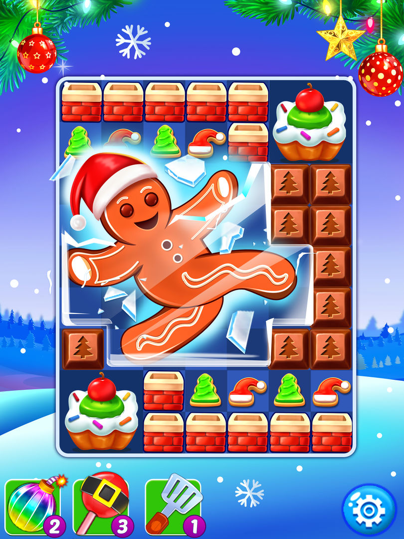 Screenshot of Christmas Cookie: Match 3 Game