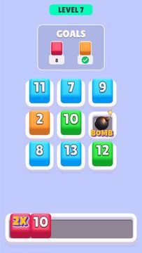 Colored Number Match Game Screenshot