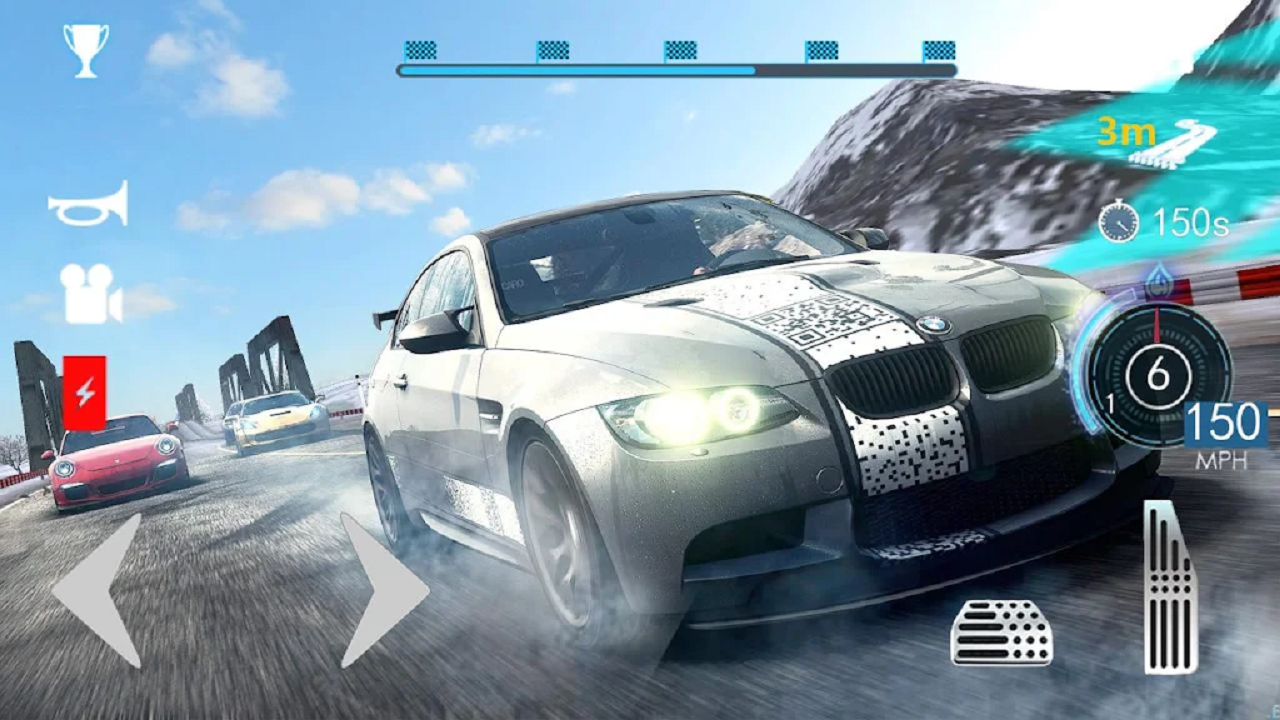 Racing In Car 3D Game Screenshot