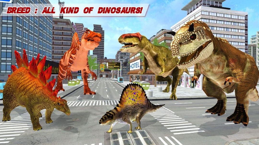 Dinosaur Sim 3D 게임 스크린 샷