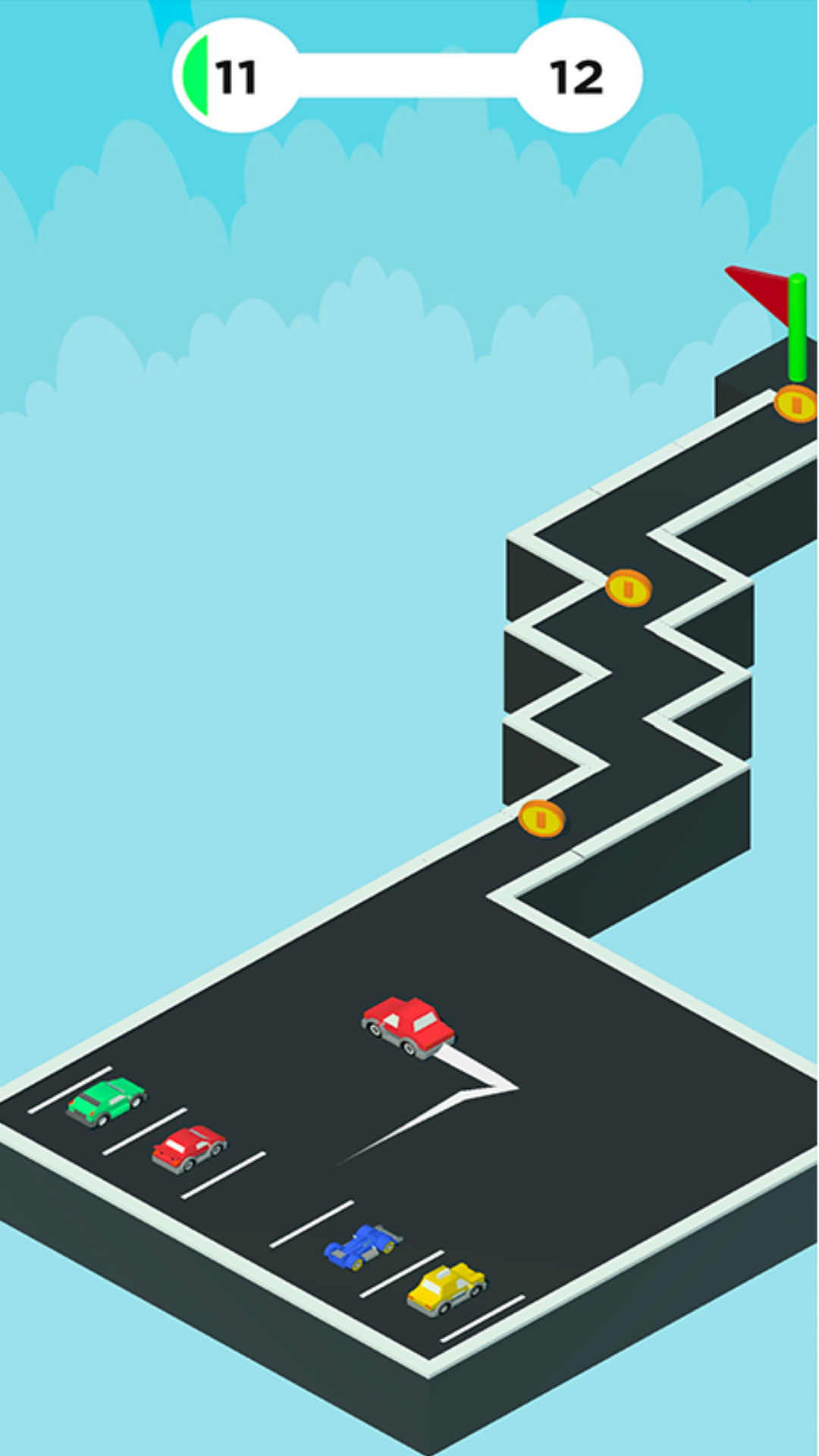 Car Zig Zag Race android iOS apk download for freeTapTap