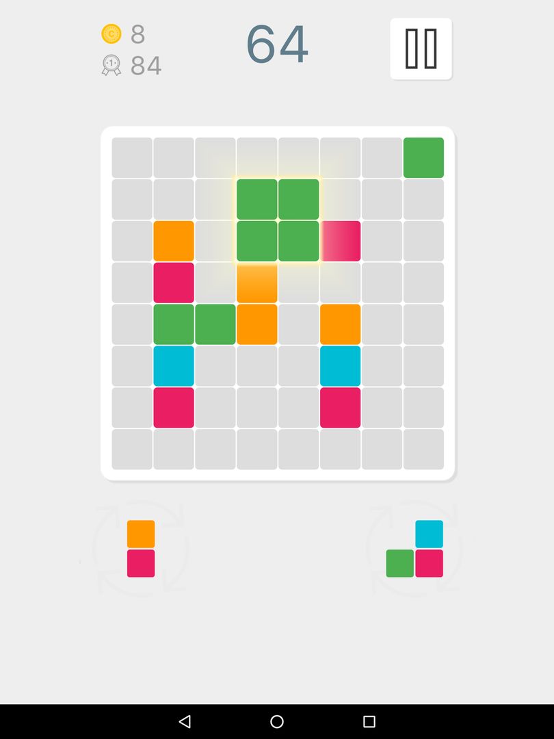 4 Blocks Puzzle 게임 스크린 샷