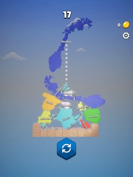 Скриншот игры EUROPE MAP STACK