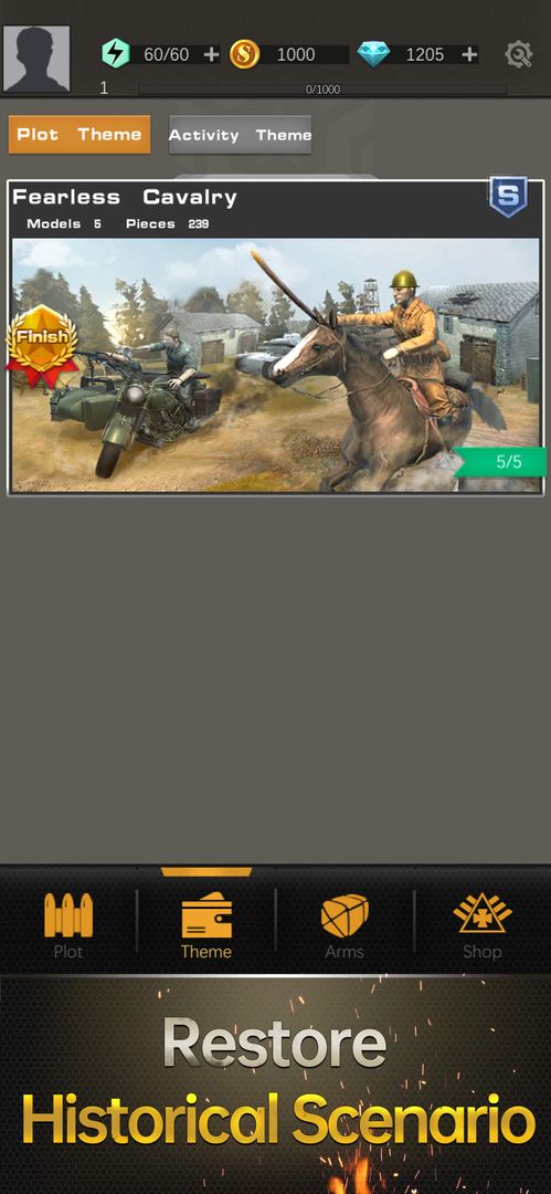 Pocket Military screenshot game