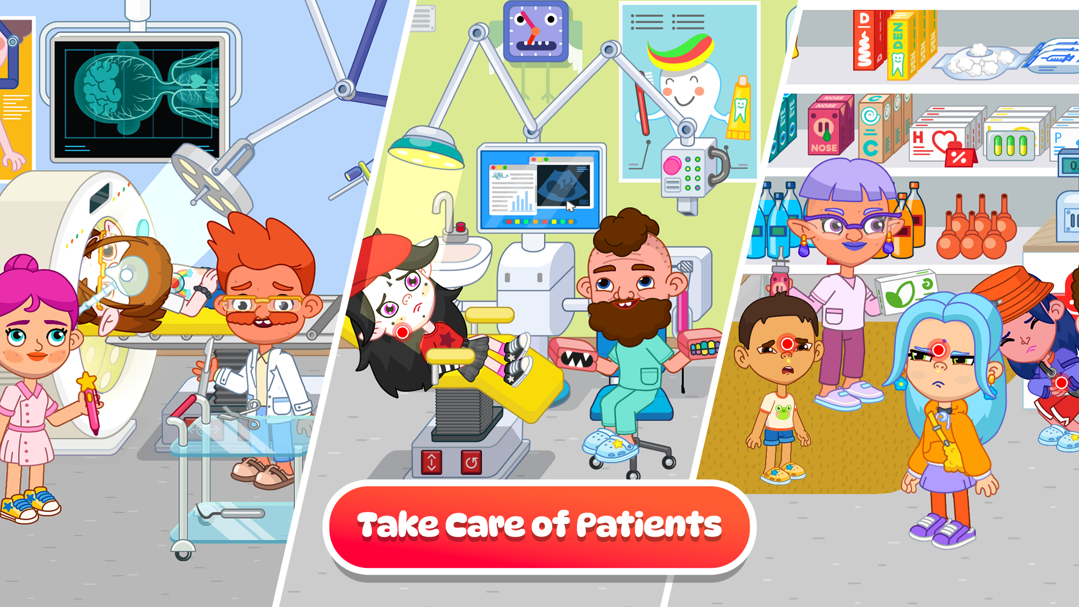 Pepi City: Hospital Life Game Screenshot