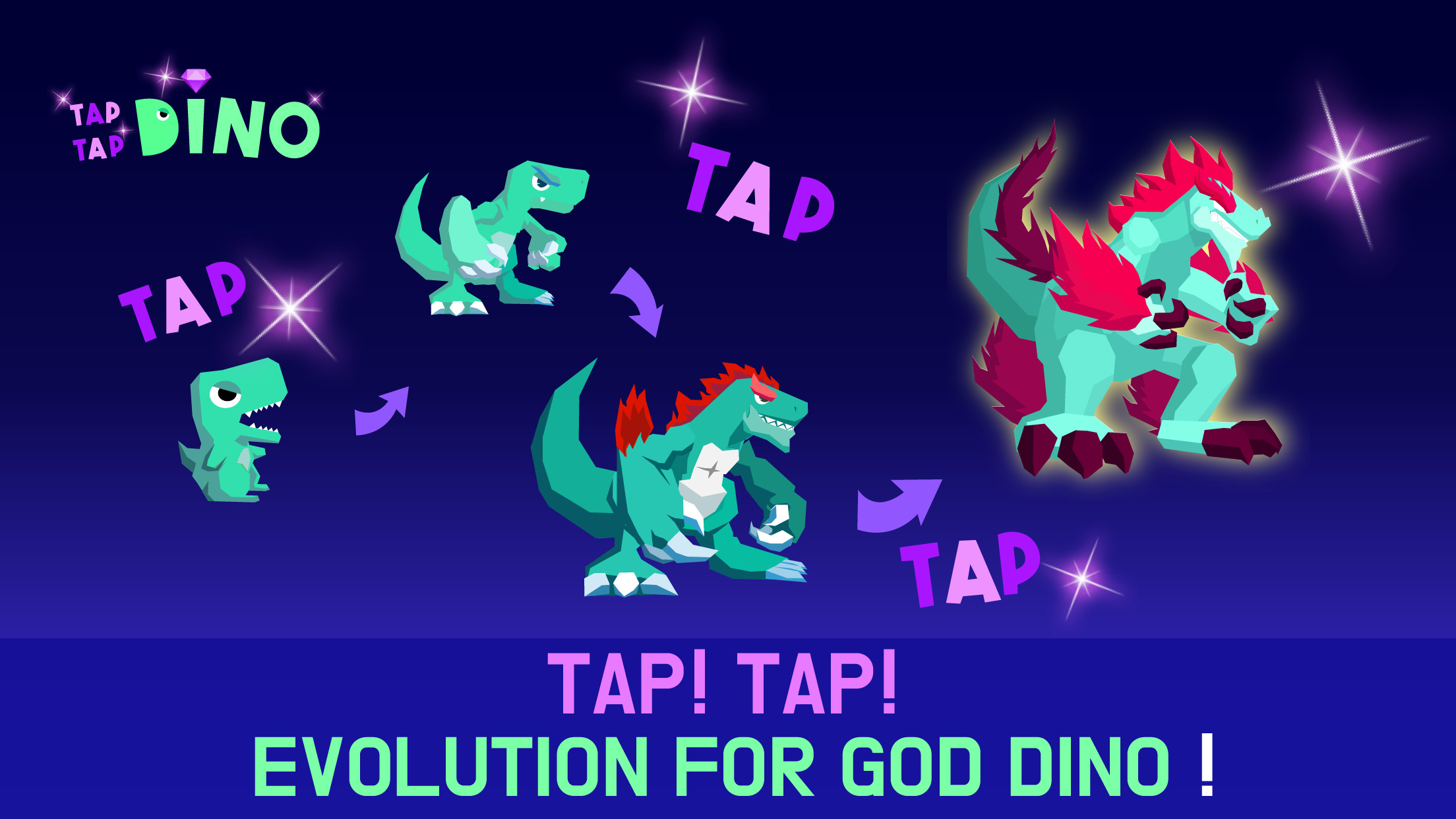 Screenshot 1 of Tap Tap Dino : Évolution Dino 2.91