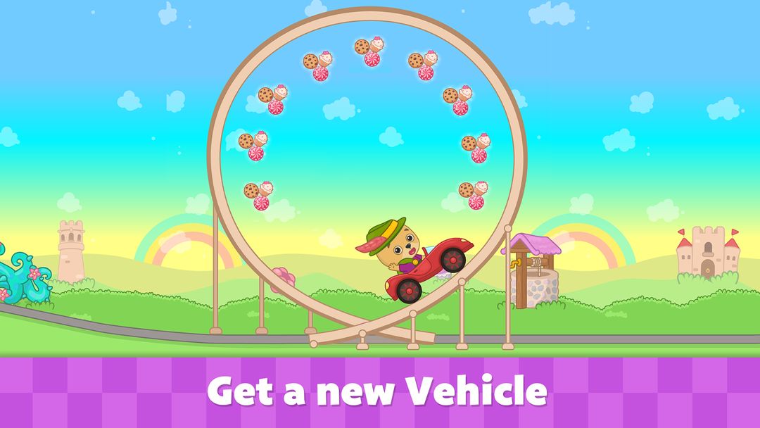 Bimi Boo Car Games for Kids screenshot game