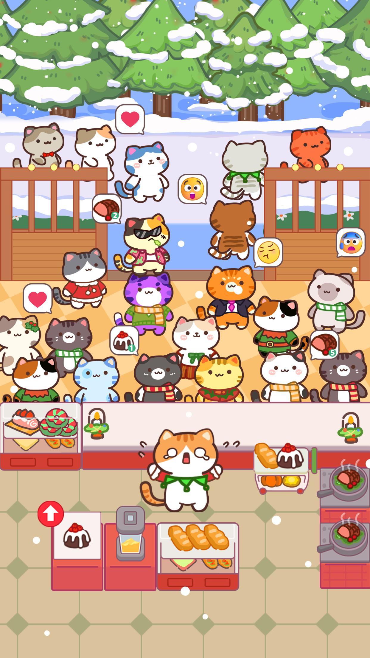 Screenshot of Cat Cooking Bar - Food game