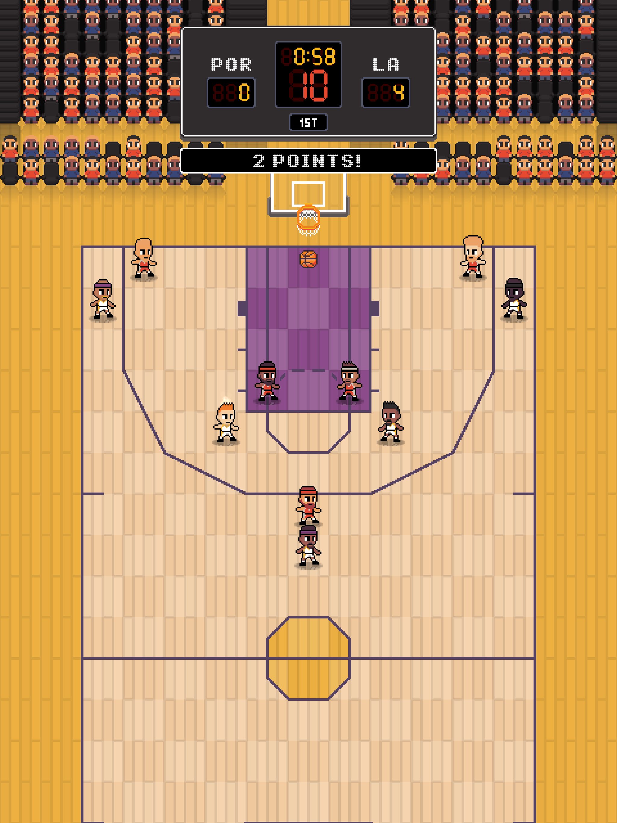 Hoop League Tactics ภาพหน้าจอเกม
