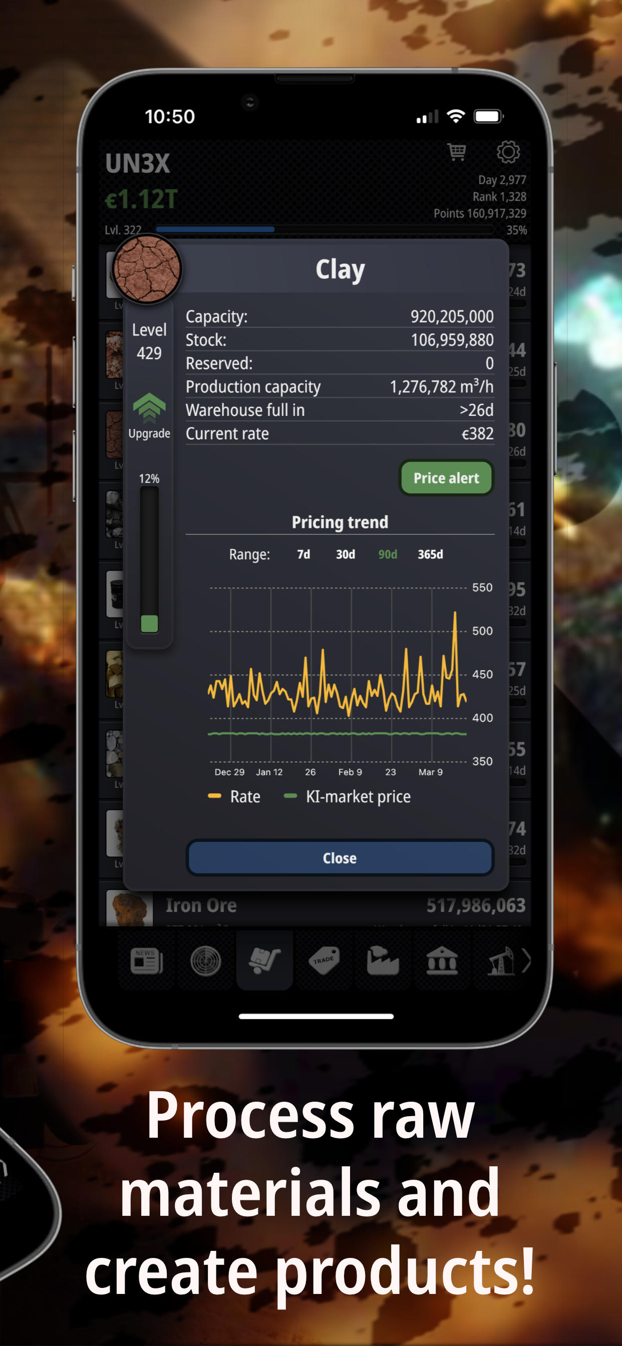Resources: Business Tycoon GPS Game Screenshot
