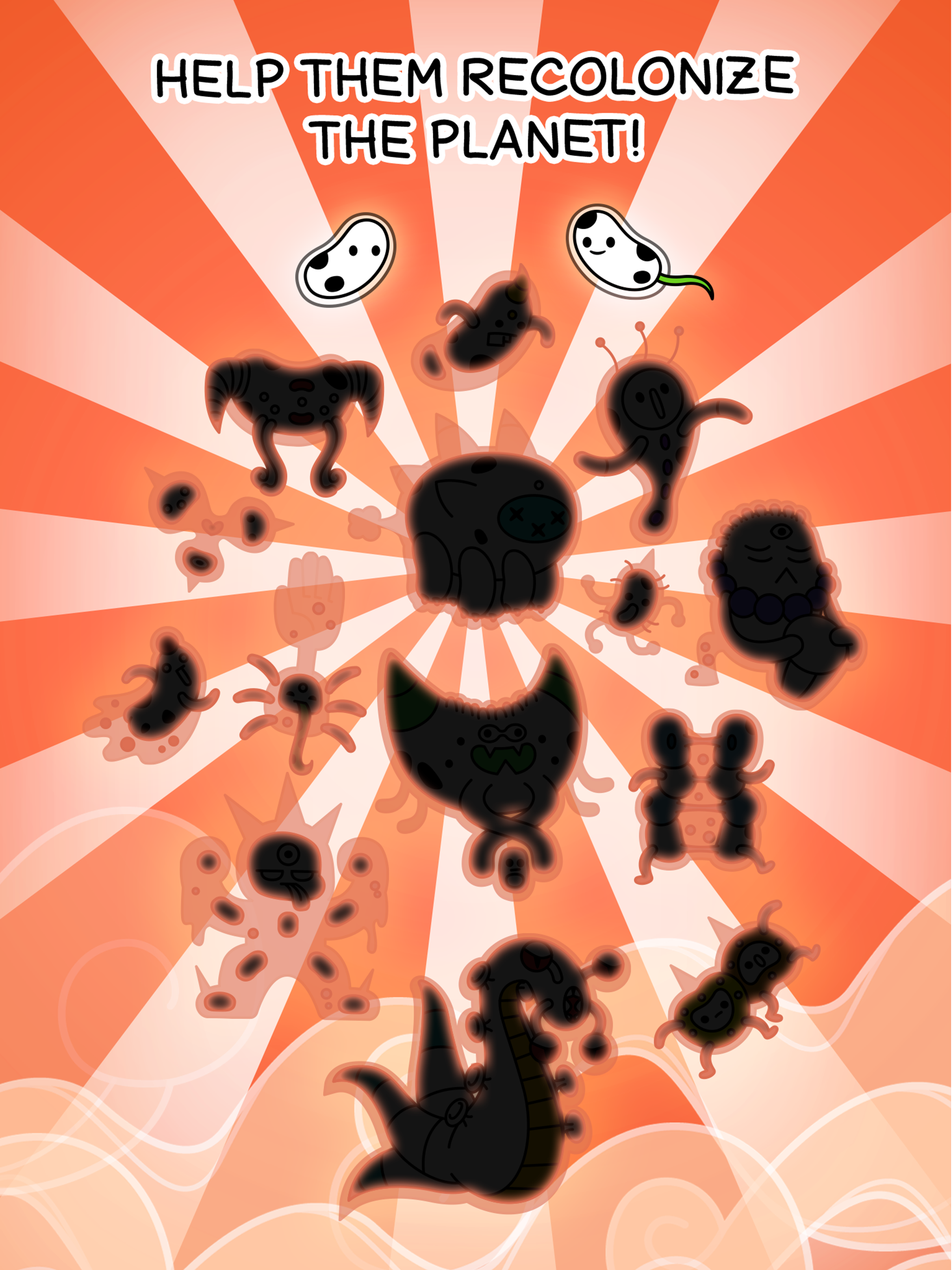 Скриншот игры Bacteria Evolution: Idle Merge