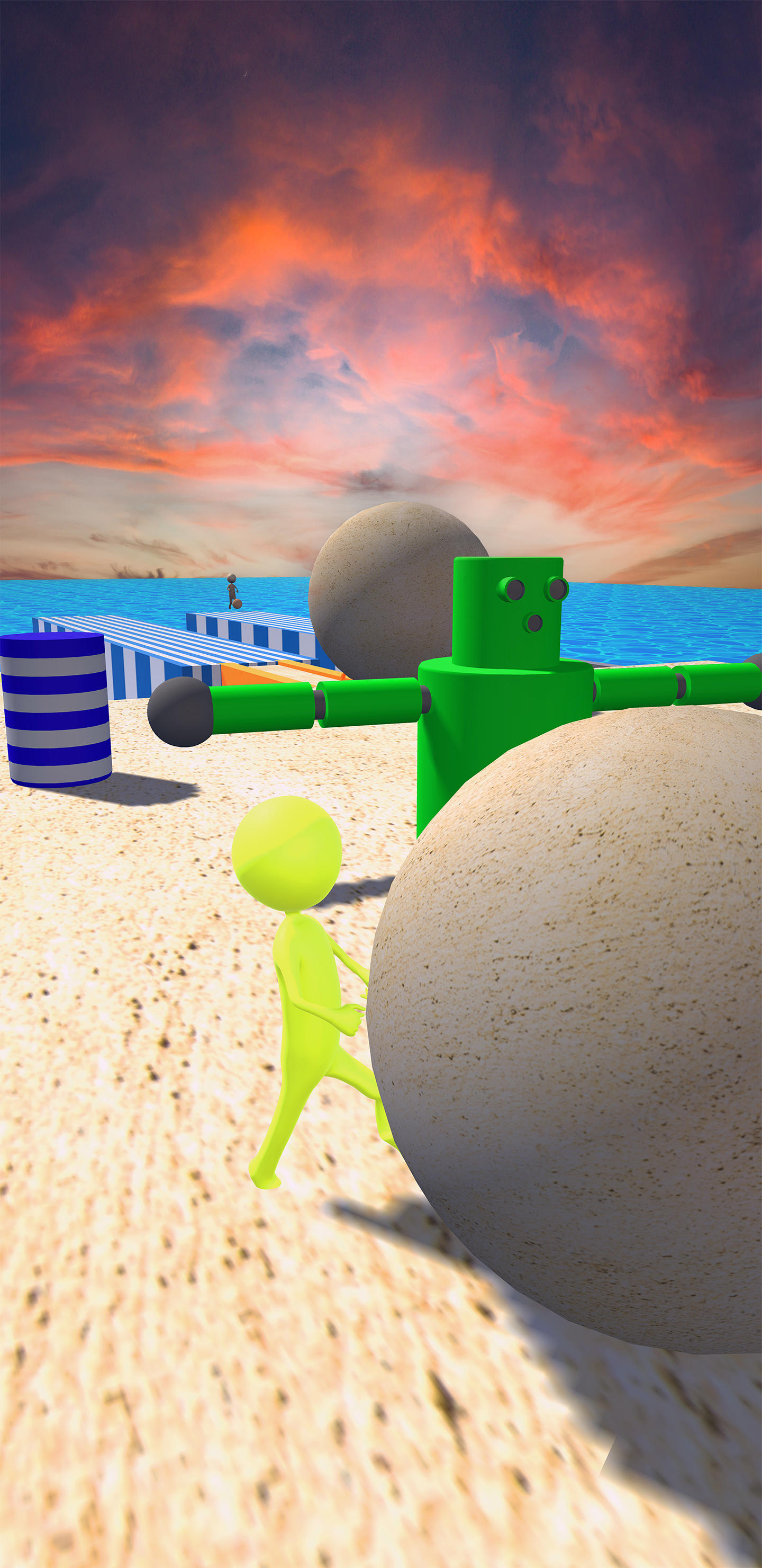 Sand Ball Run Race.io Game Game Screenshot