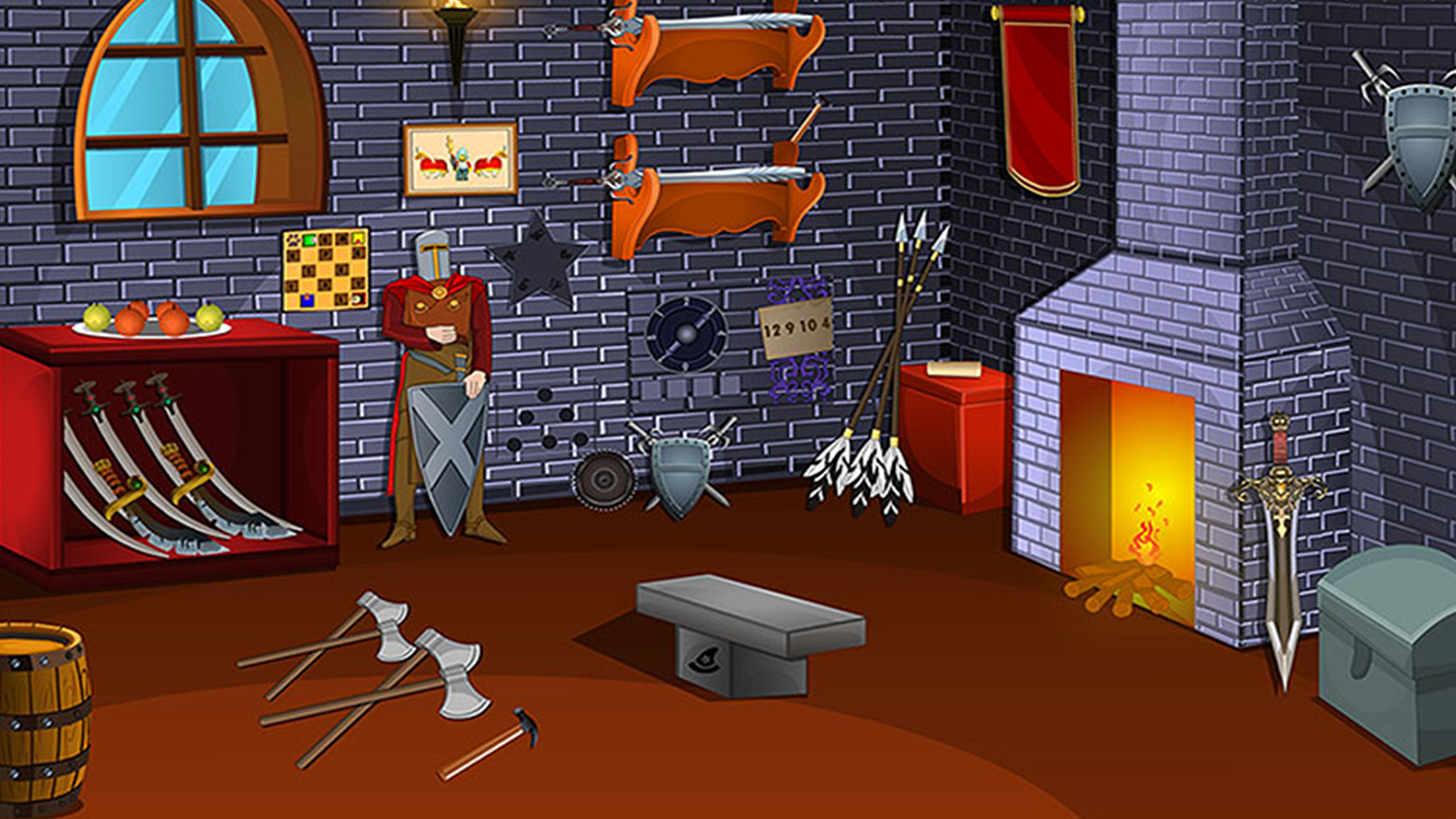 Christmas Games: 1000 Doors Game Screenshot