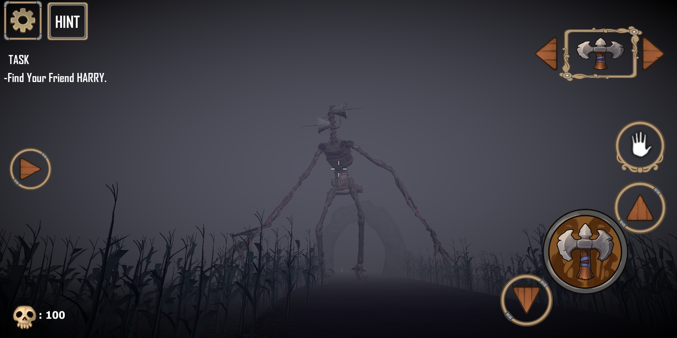 Scary Head : Horror Zone 게임 스크린 샷