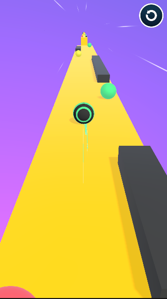 Rolling Color Ball Game Screenshot