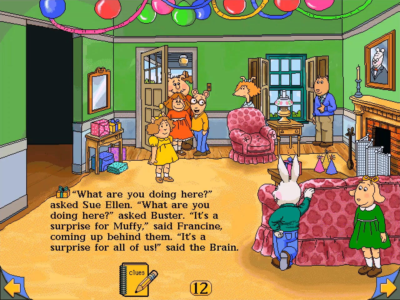 Arthur's Birthday ภาพหน้าจอเกม