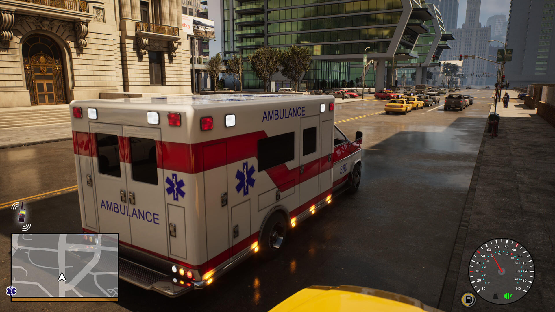 Screenshot 1 of รถพยาบาล Simulator 911 ฉุกเฉิน 