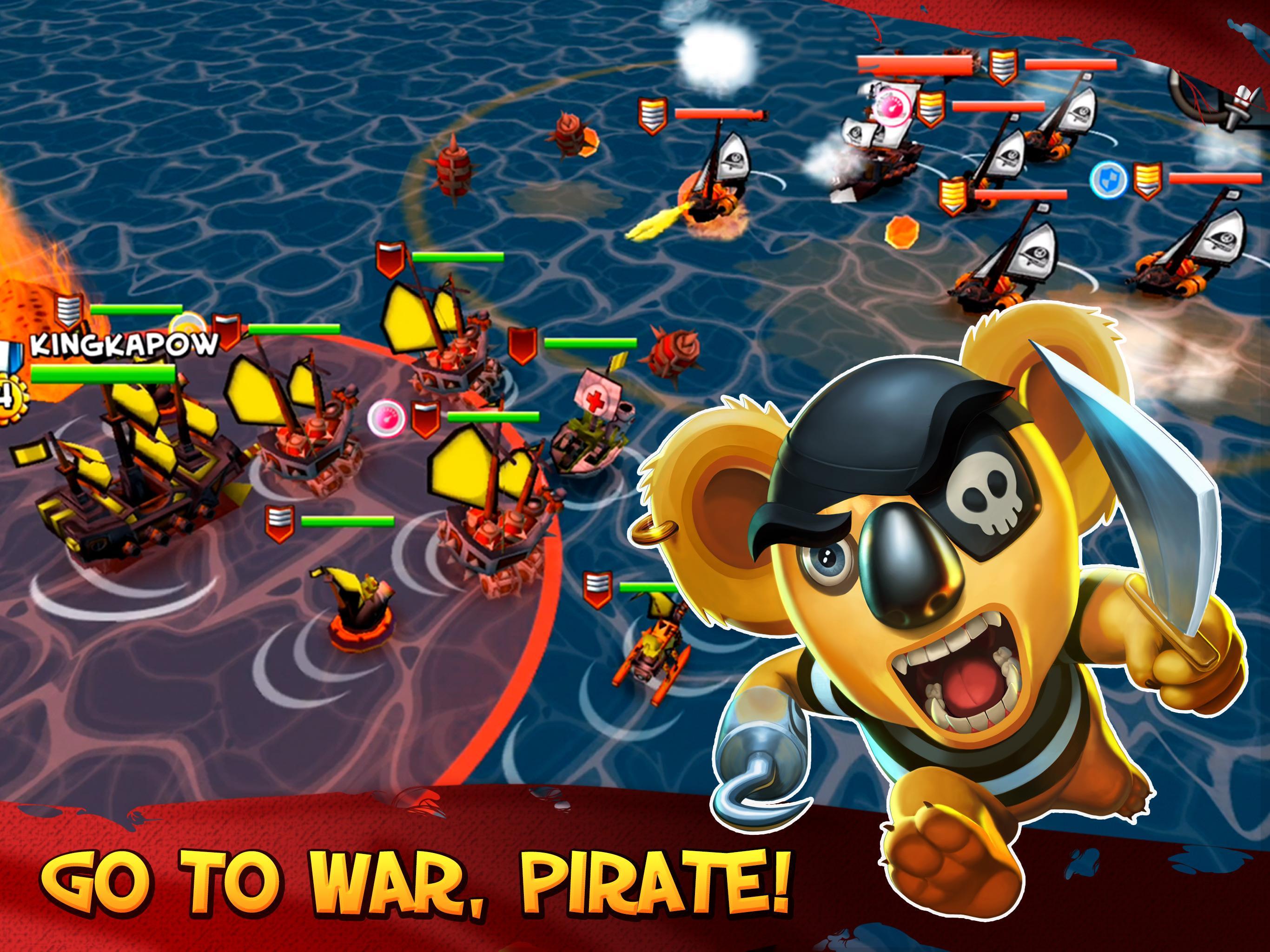 Tropical Wars - Pirate Battles Game Screenshot