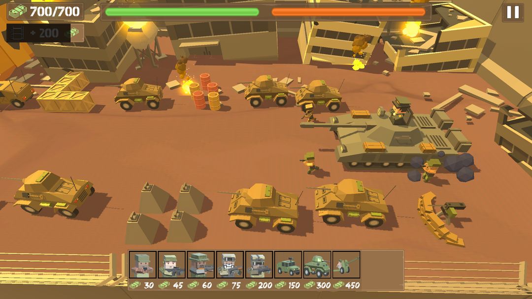 Border Wars: Army Simulator ภาพหน้าจอเกม