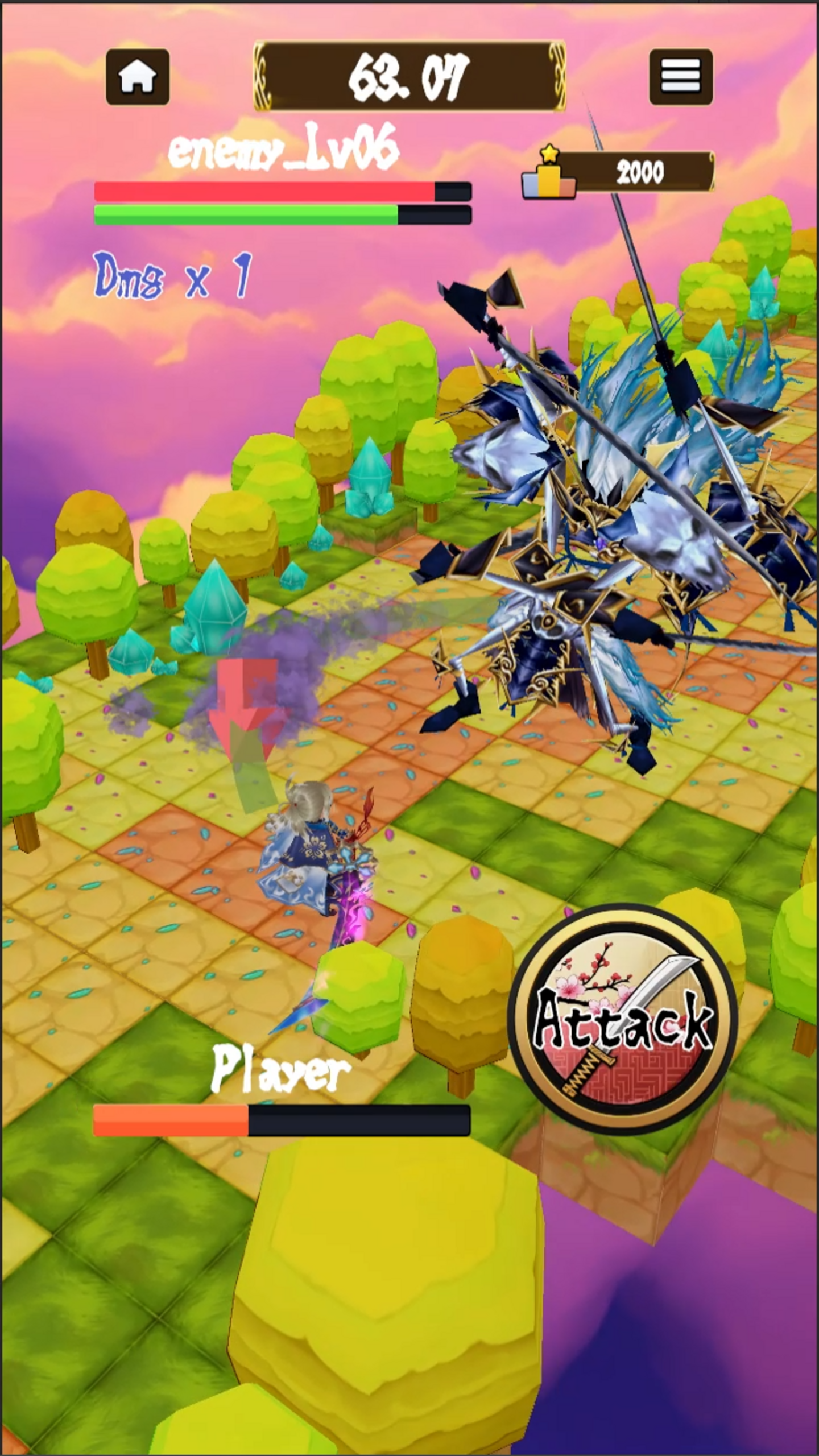 SAMURAI ELEMENTS-JAPAN Action Game Screenshot