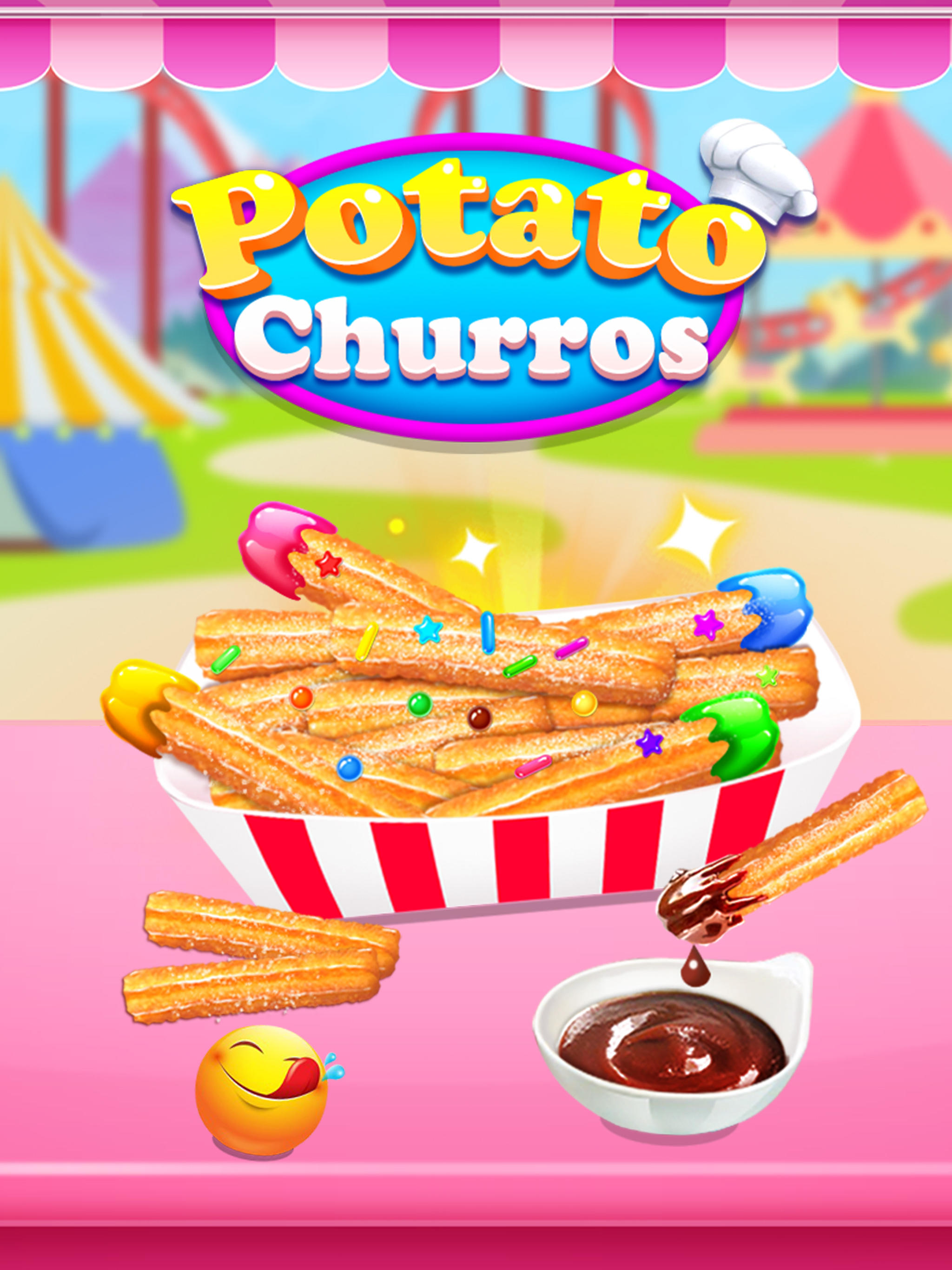 Crispy Potato Churros Game Screenshot