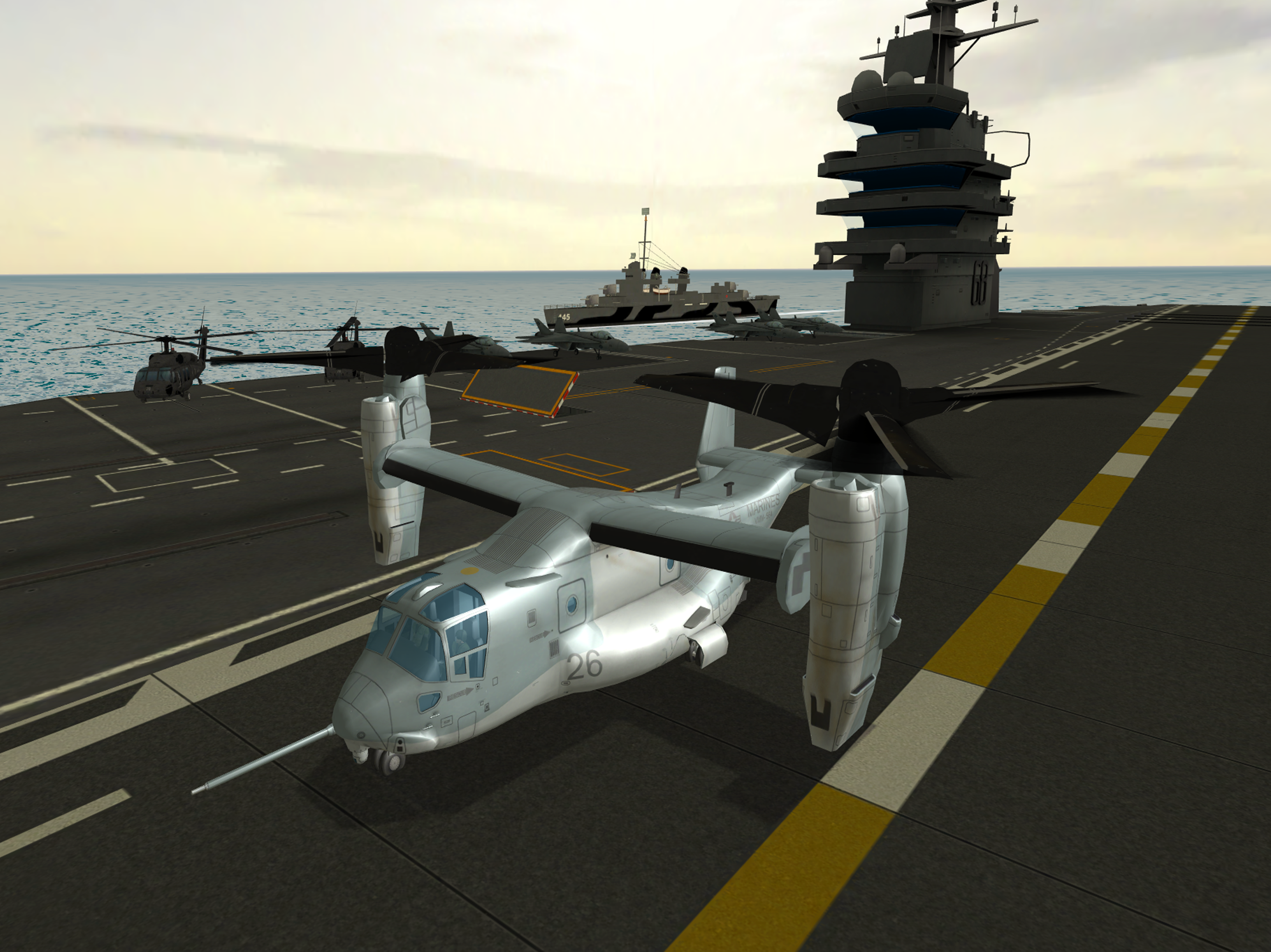 Osprey Operations - Helicopter Flight Simulator ภาพหน้าจอเกม