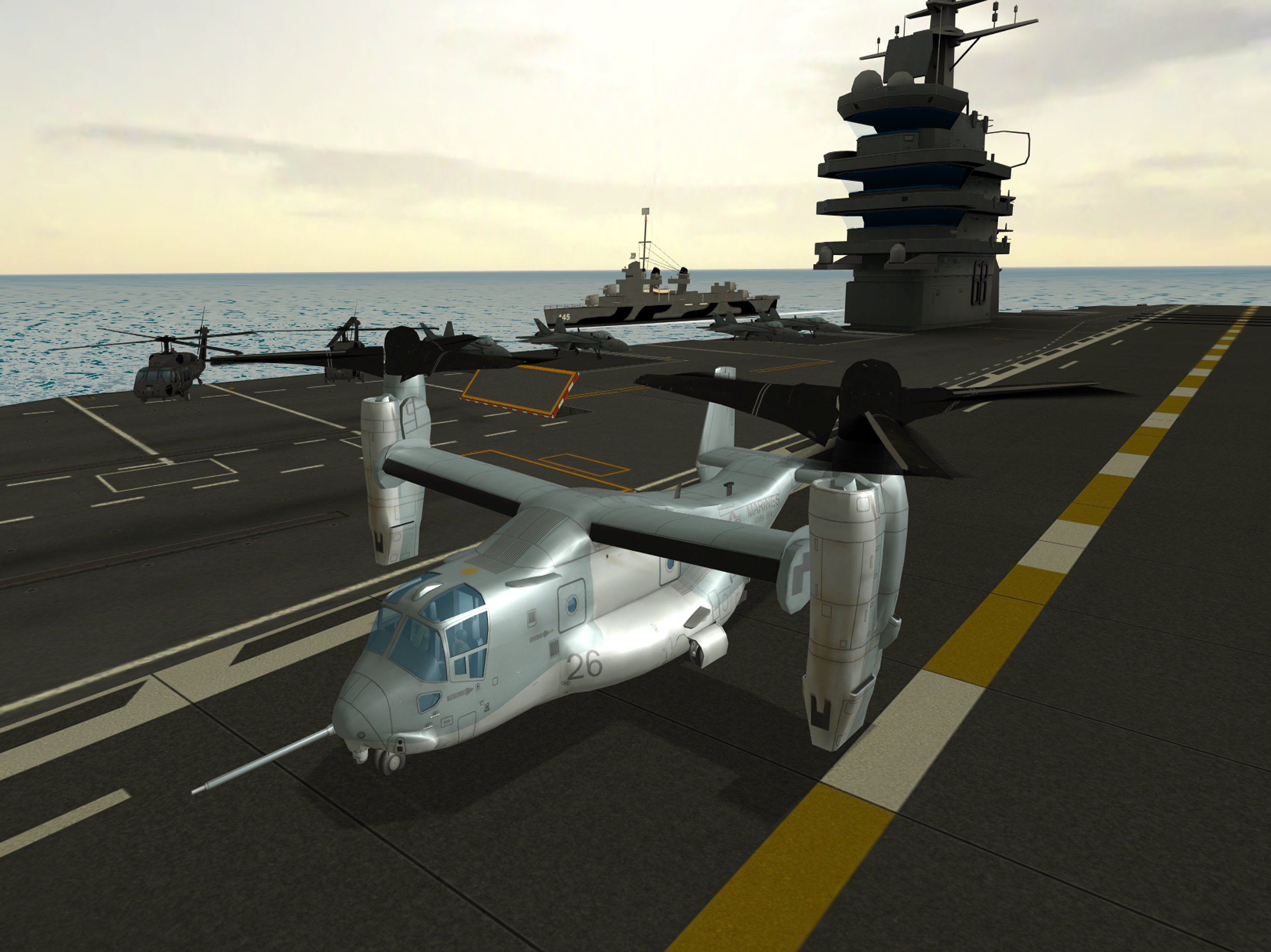 Osprey Operations - Helicopter Flight Simulator Game Screenshot