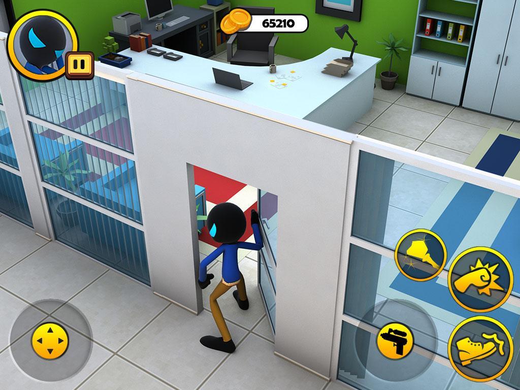 Stickman Dorm Exploration Esca Game Screenshot