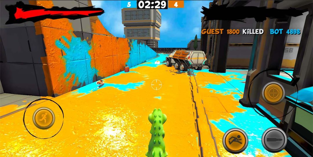Paint Blast : color war screenshot game