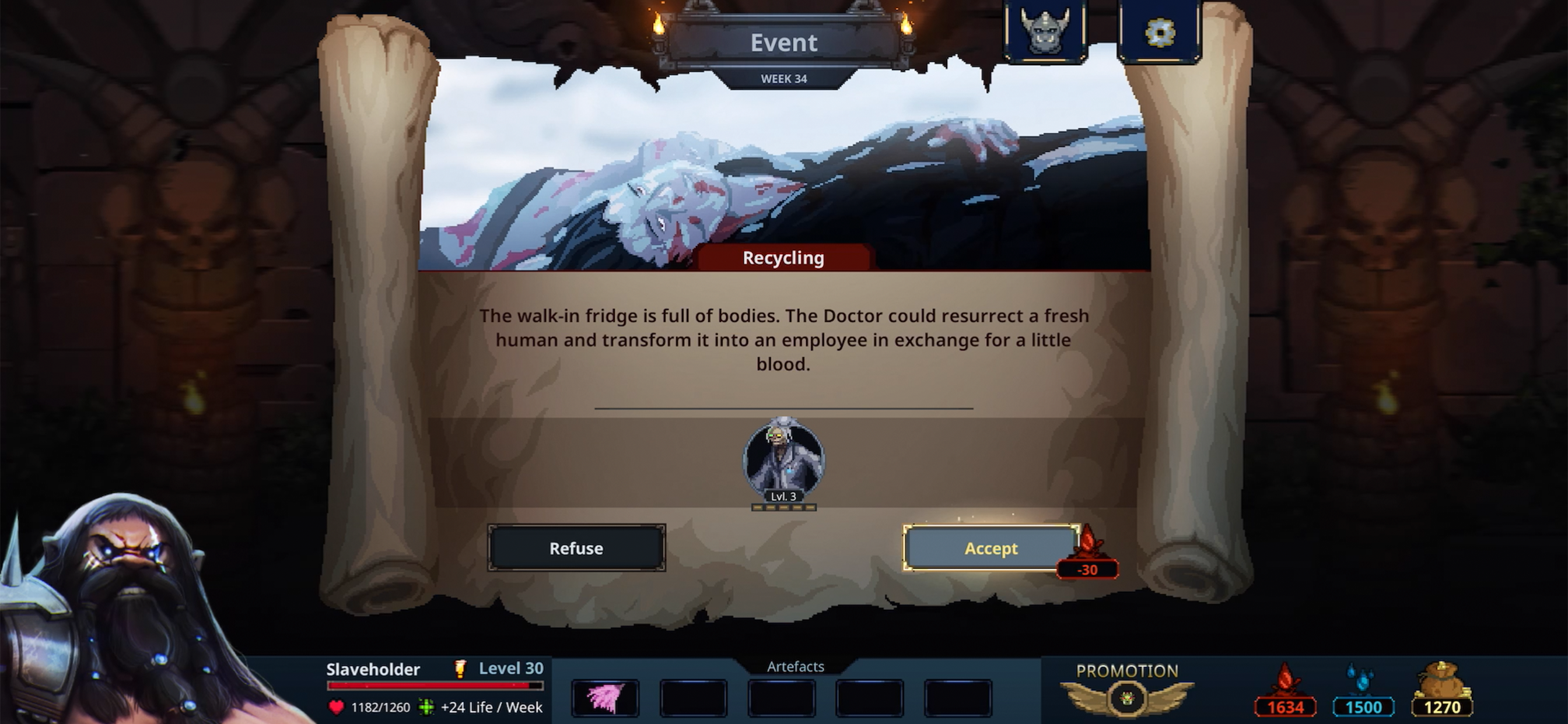Legend of Keepers Game Screenshot
