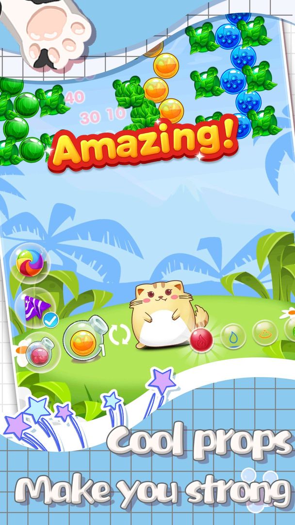 Bubble Bobble Cat - Shoot Bubble Game ภาพหน้าจอเกม