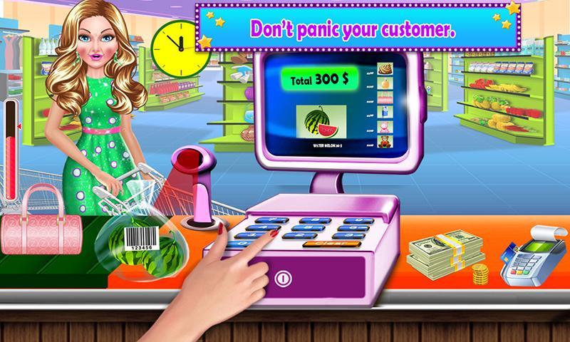 Super Market Cashier Game Fun ภาพหน้าจอเกม
