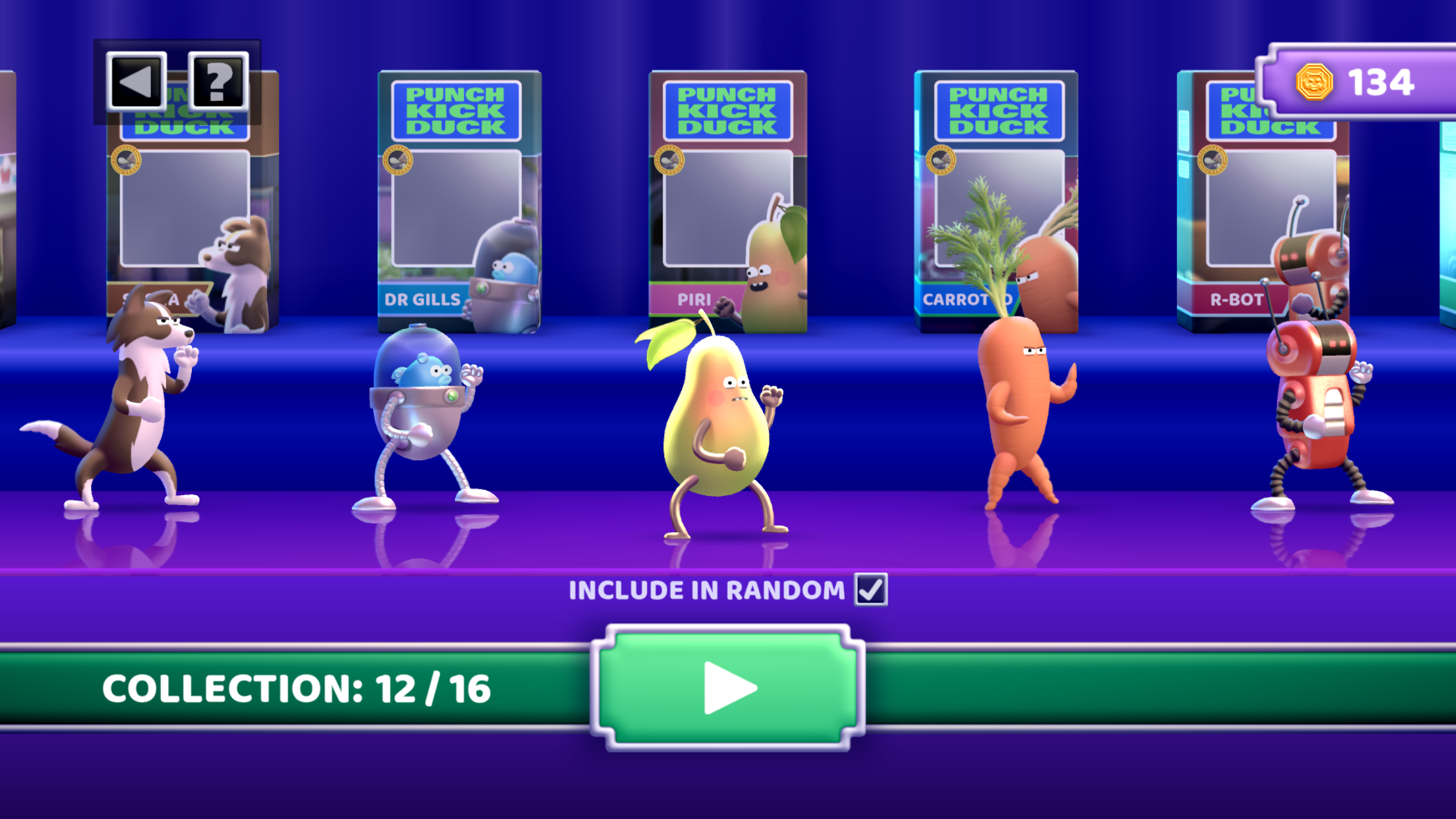 Punch Kick Duck Game Screenshot