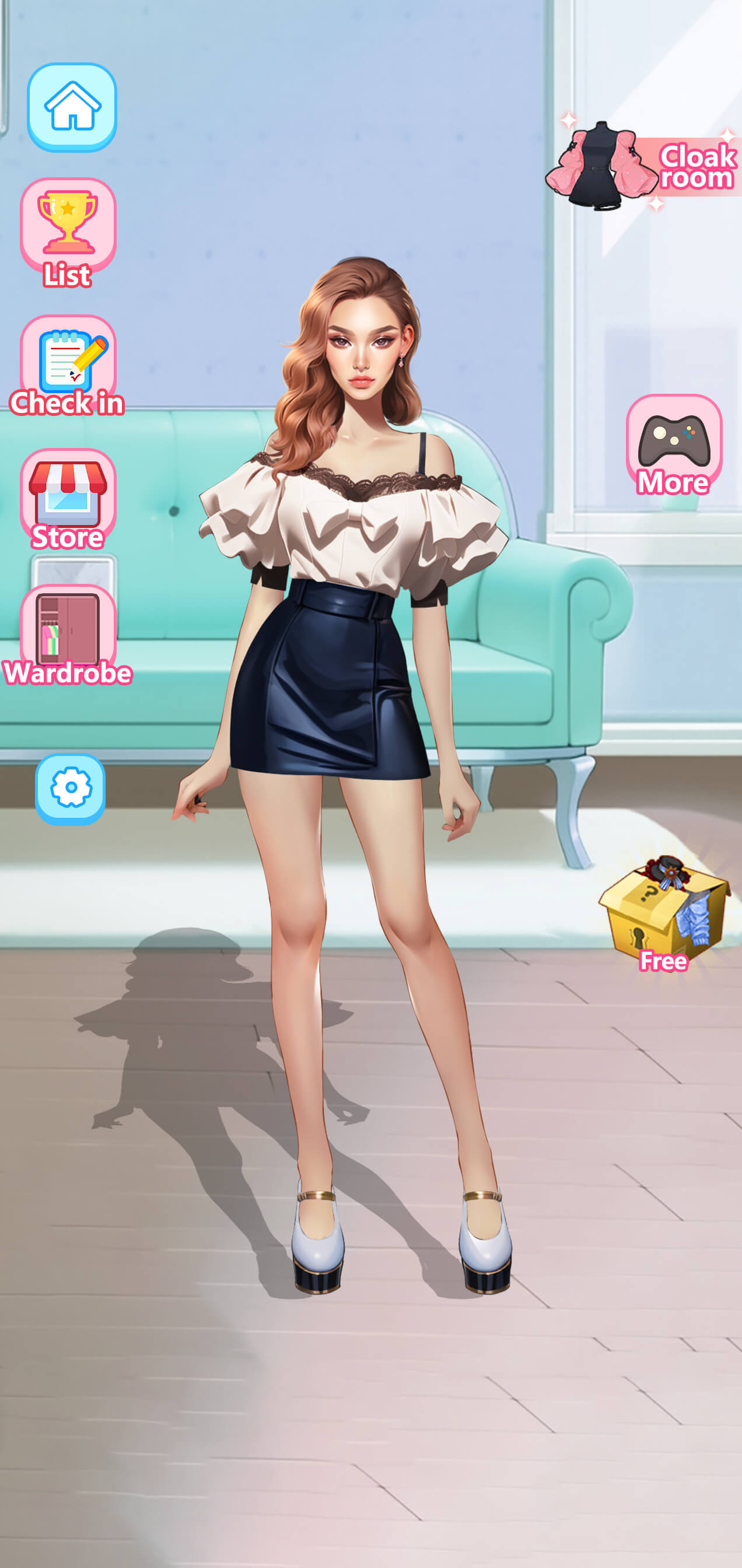 Cuplikan Layar Game Makeover Up-DIY Game