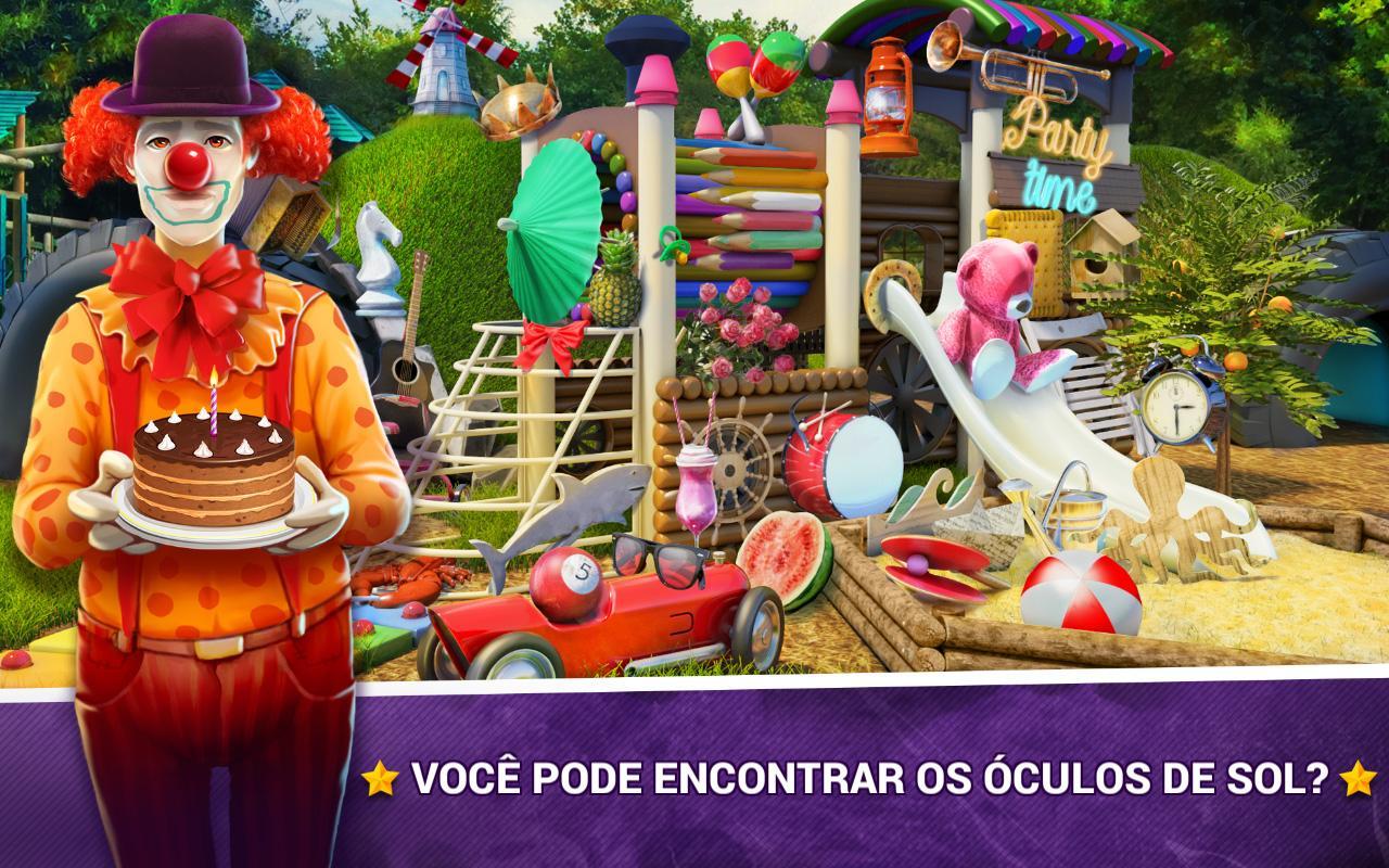 Captura de Tela do Jogo Parque infantil: Caça Objetos