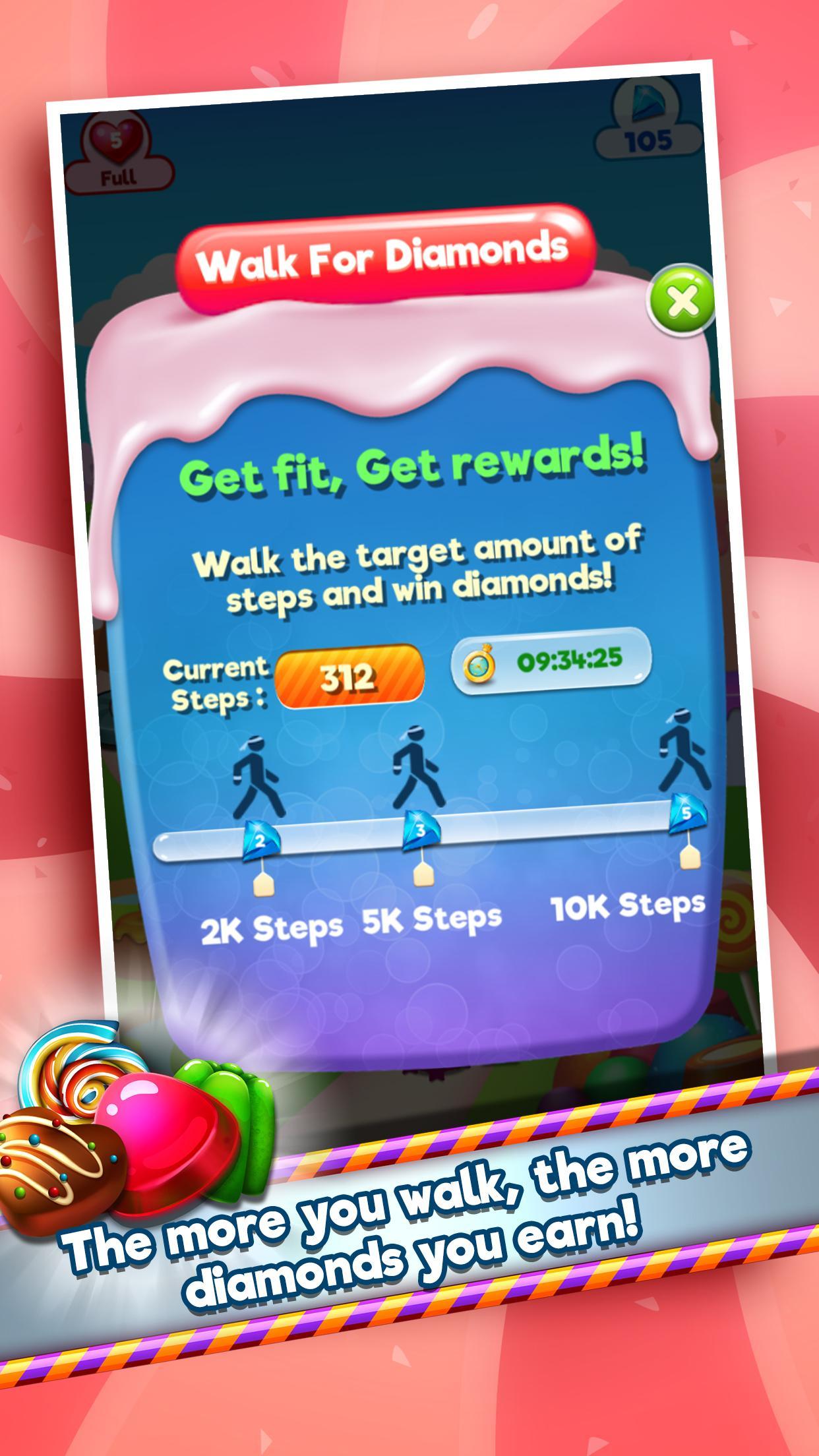 Goober Candy Craze! Match-3! Game Screenshot