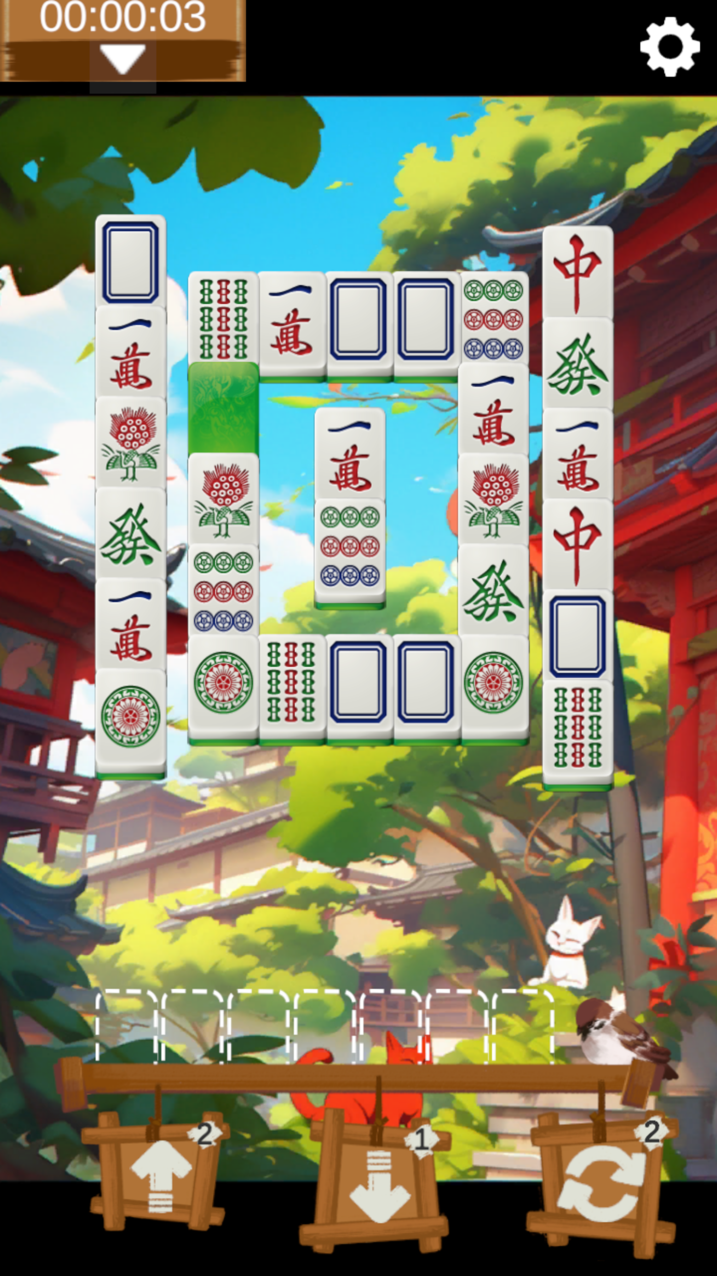 Mahjong vs Mahjong Solitaire Game Screenshot