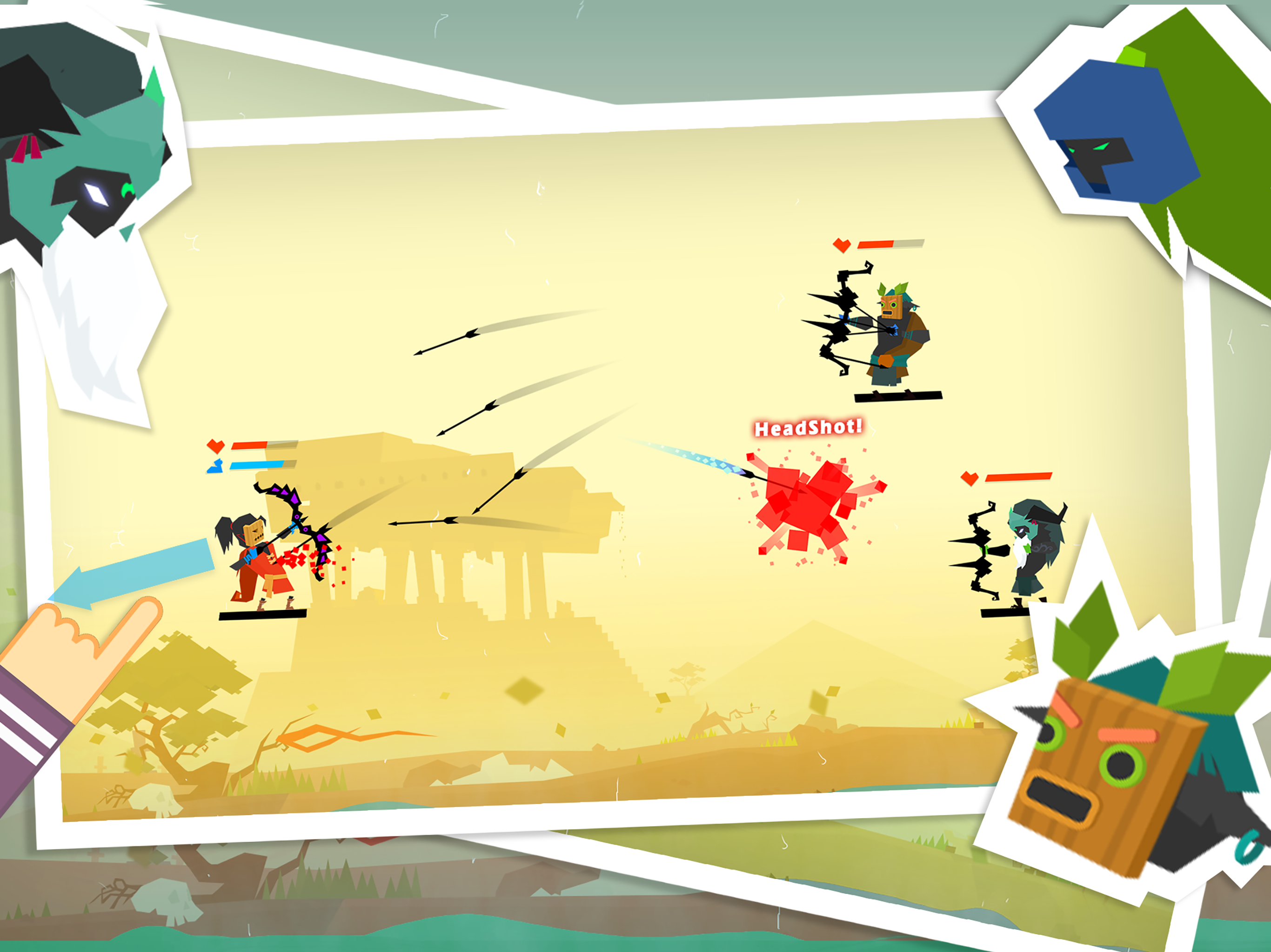 Cuplikan Layar Game 小小弓箭手