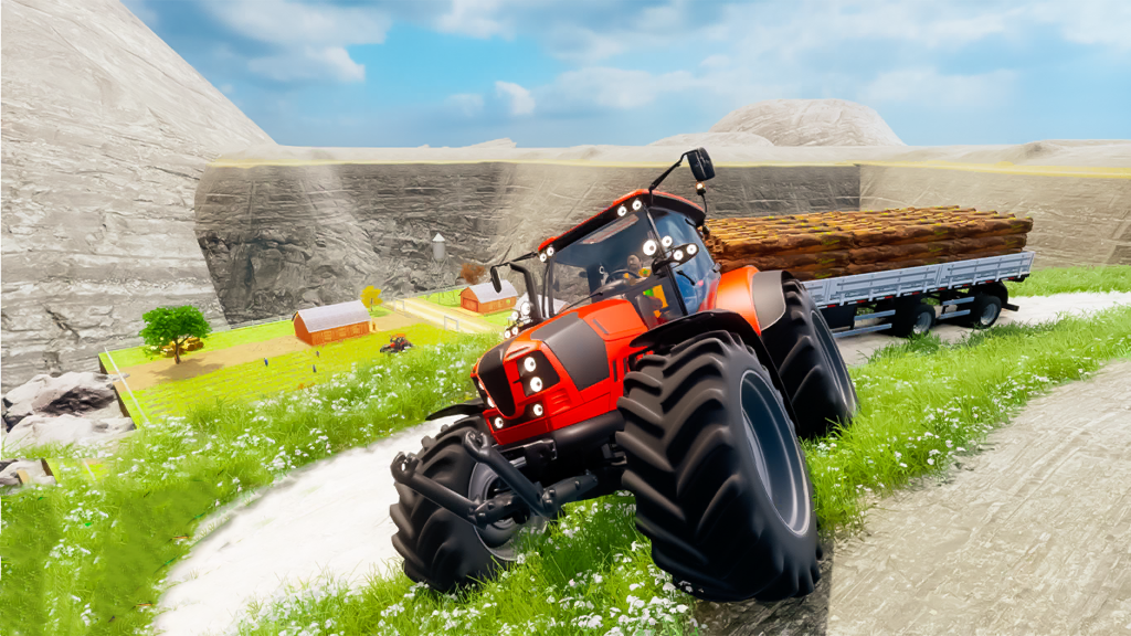 Скриншот игры Punjabi Tractor Simulator 3D