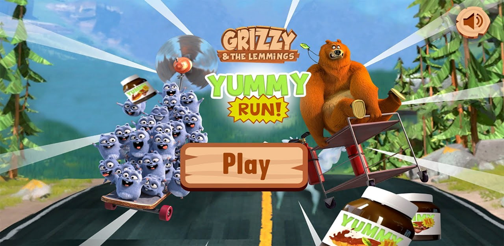 Grizzy and The Lemmings   Sky Game Screenshot