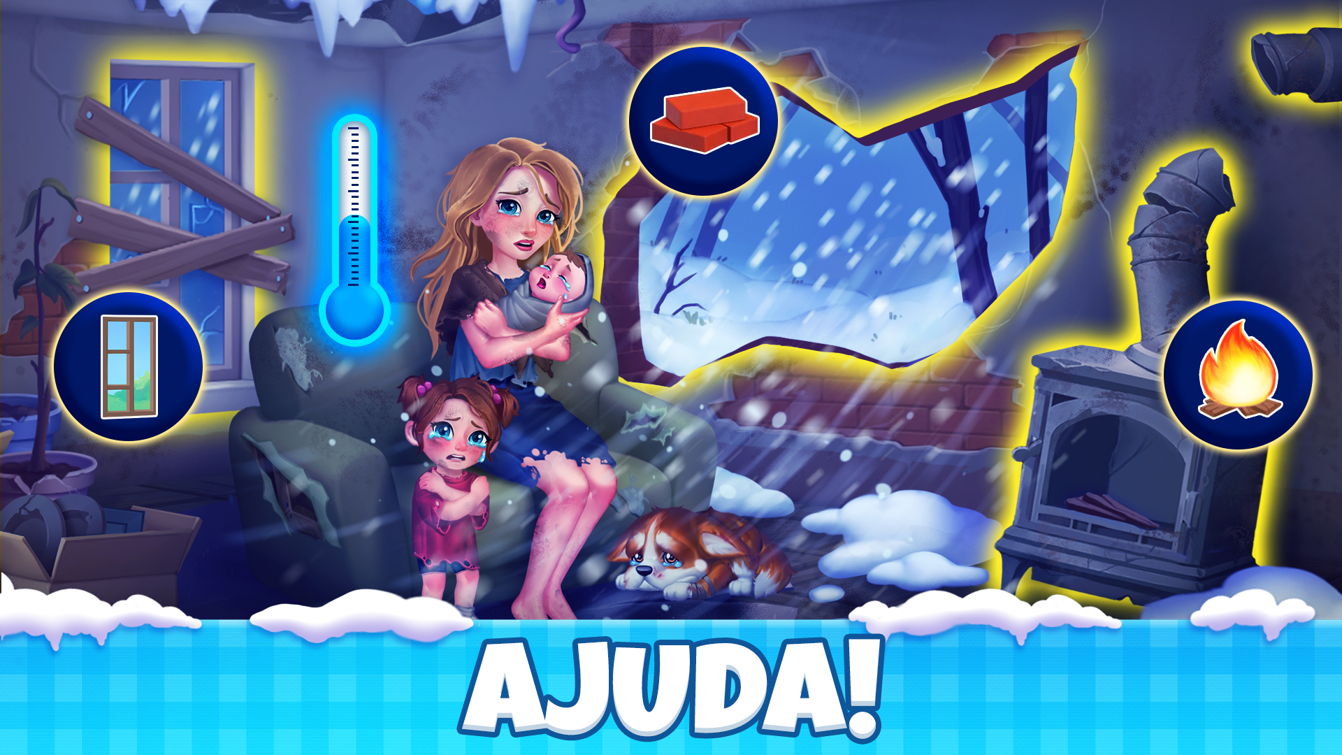 Captura de Tela do Jogo Manor Cafe - Jogos de Match 3