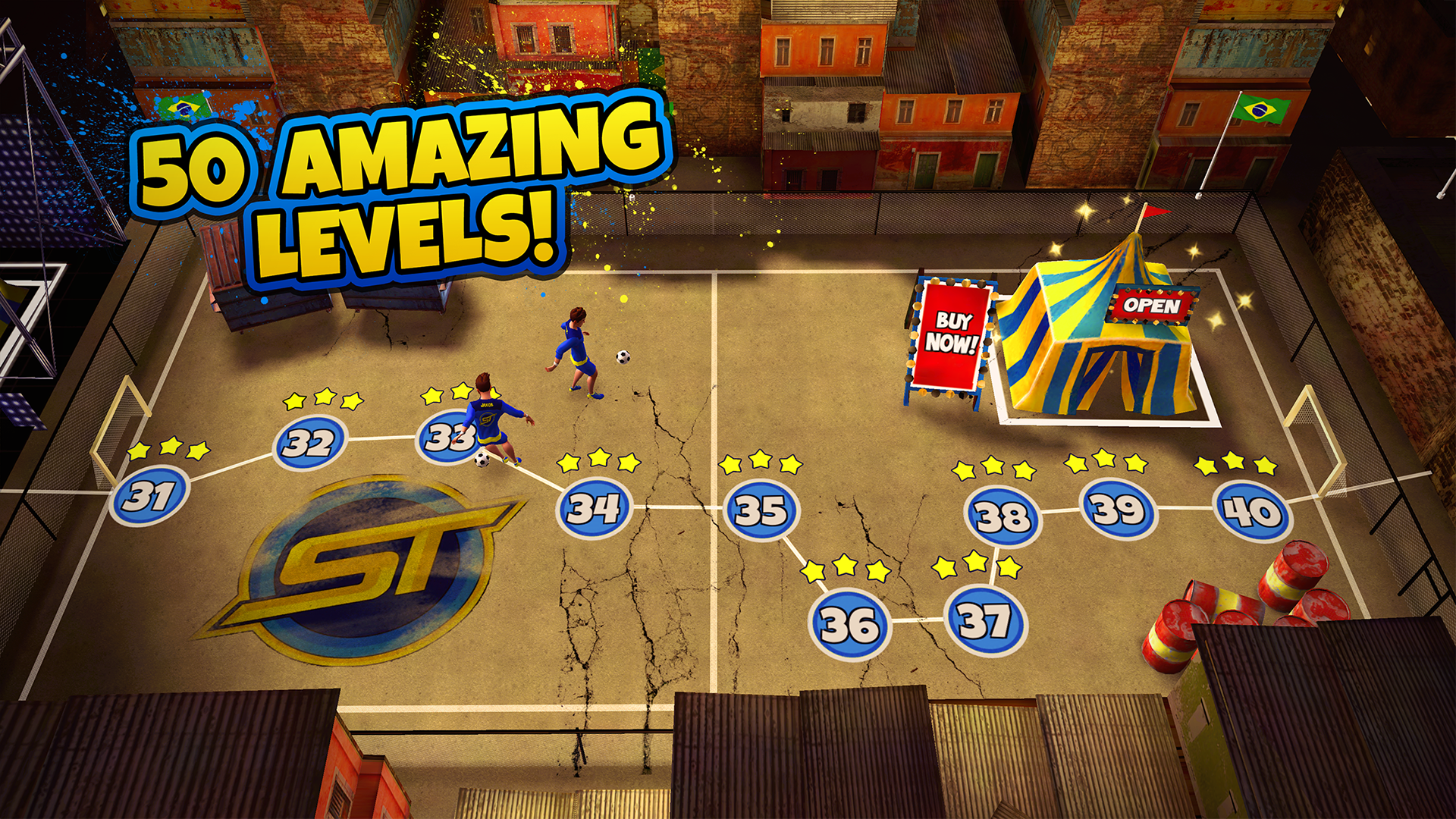 SkillTwins Football Game ภาพหน้าจอเกม