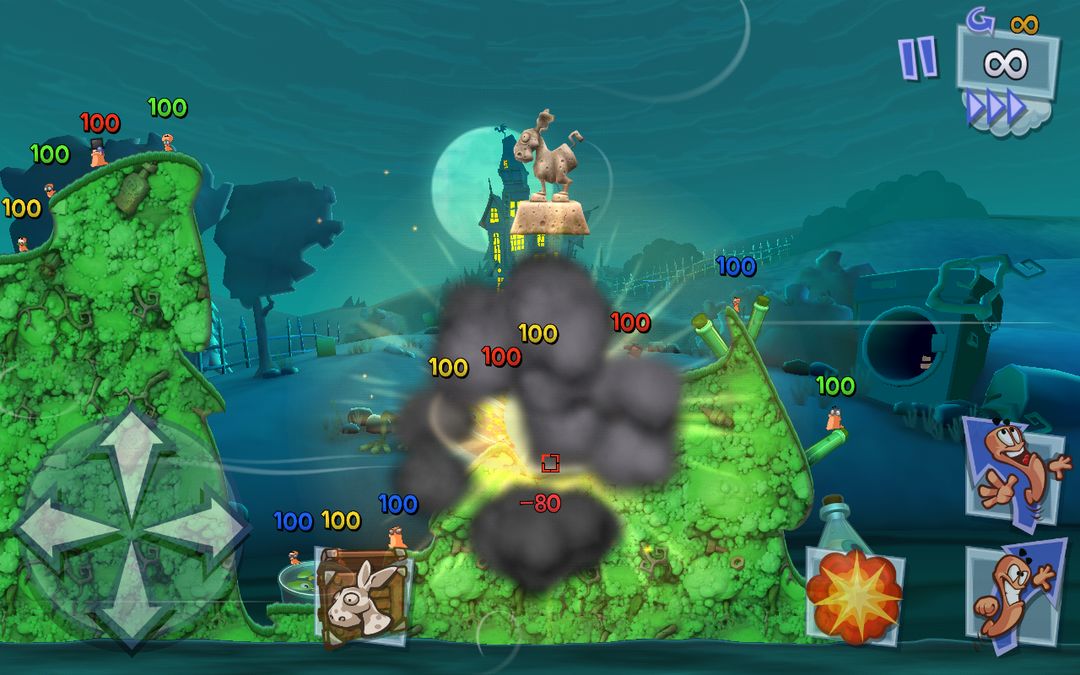 Screenshot of Worms 3