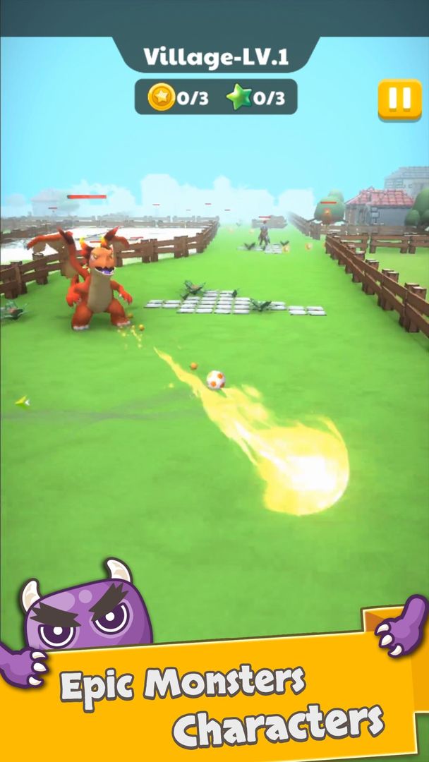 Screenshot of Monster Kick - Casual Soccer