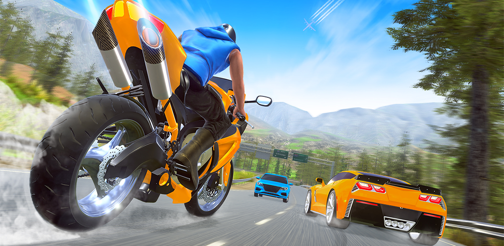 Banner of Moto Rider: 3D Bike Race Game 