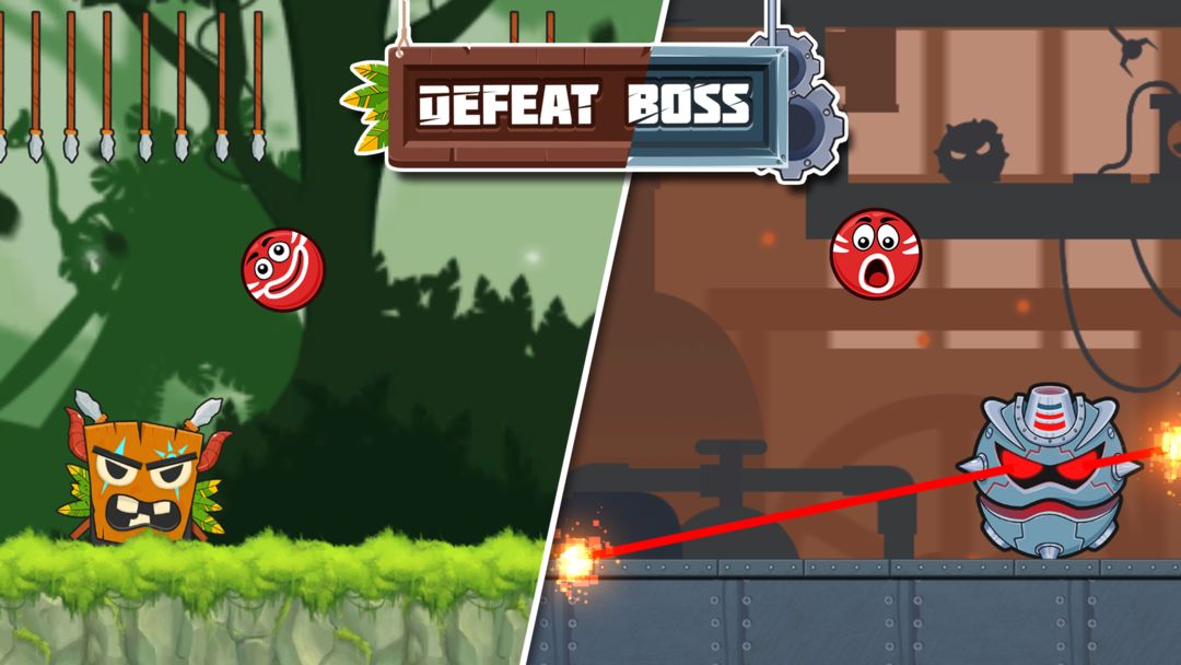 Bounce Ball 4 and Red Roller screenshot game