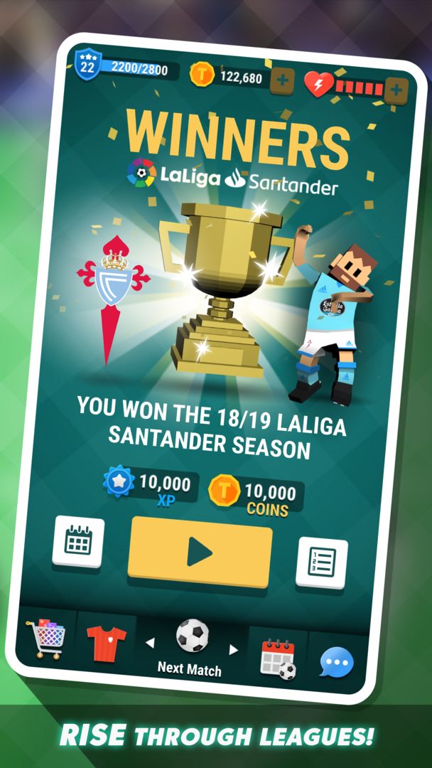 Screenshot of Tiny Striker La Liga 2018