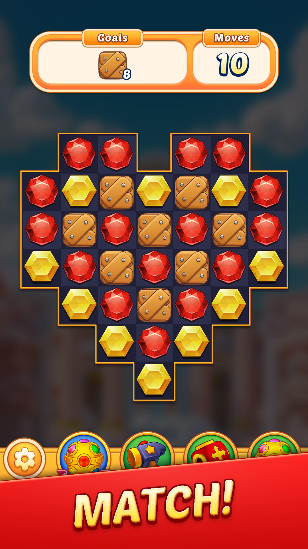 Mystic Rome - Match 3 Games Game Screenshot