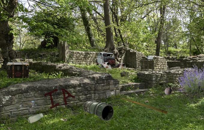 Can You Escape Ruined Monastery 遊戲截圖